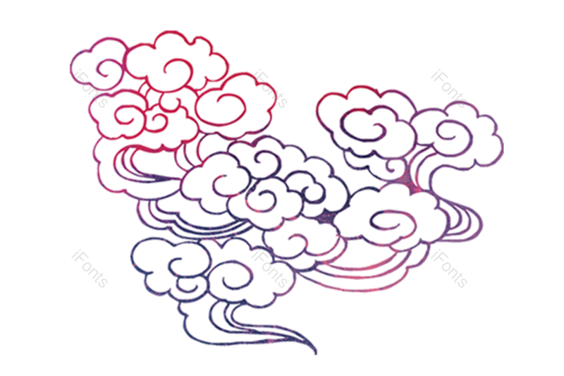 祥云图片,欧式元素,中国风PNG,花纹免抠素材